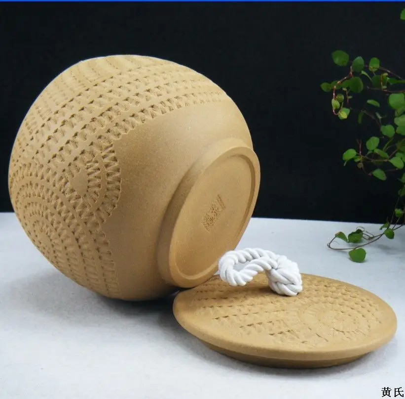 The supply of tea of Yixing Zisha tea jar pick sand small storage tank with half a catty