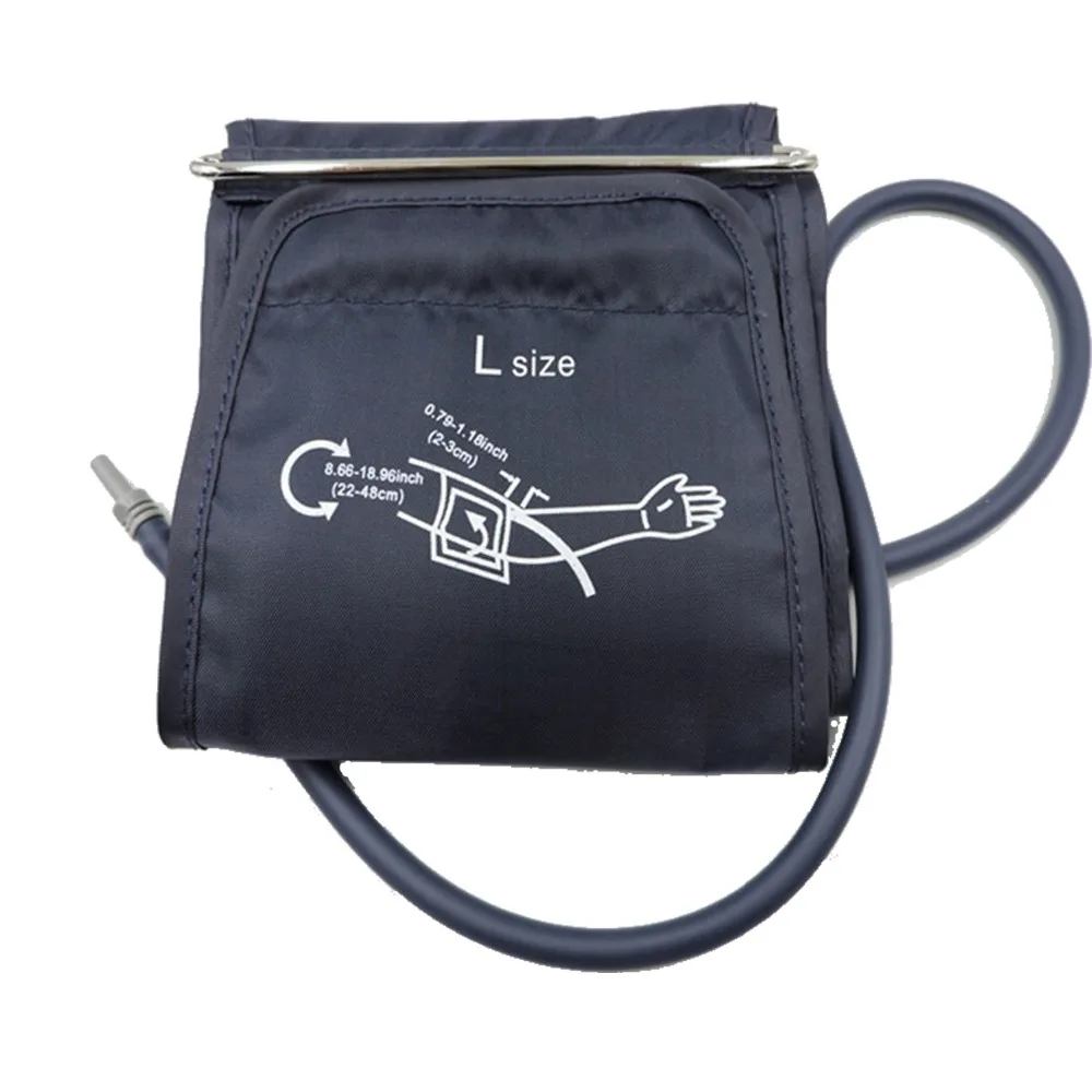 

Portable Adult Arm Digital Blood Pressure Monitor Cuff Single tube Tonometer Cuff For Sphygmomanometer BP meter 22-48CM
