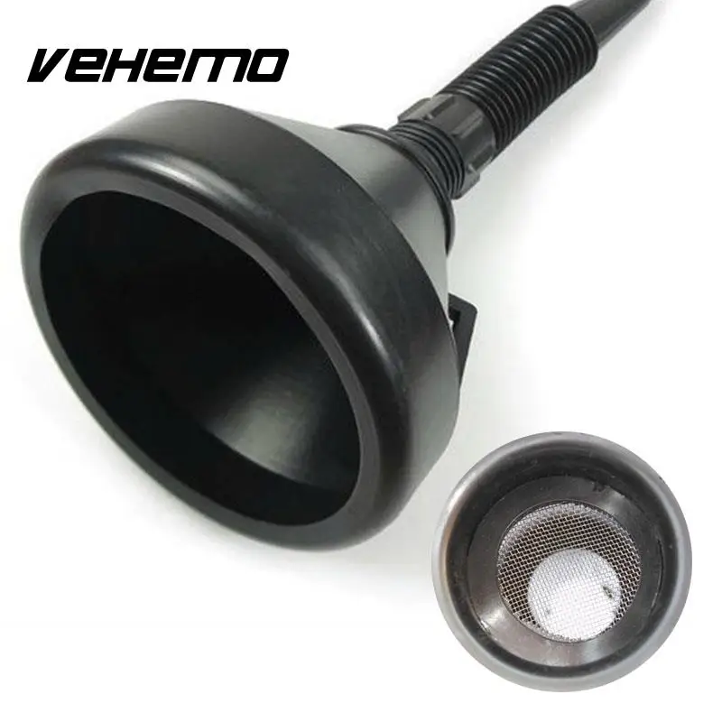 

Oil Water Funnel with Screen Filter Tubing Tube Kit Heavy Duty Plastic For Car