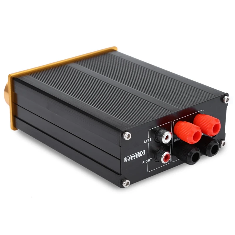 Lynepauaio 50W+50 Digital Power Amplifier Line Input Tpa3123D2 +Ne5532 Chip Desktop Stereo Power Amplifier(Us Plug)