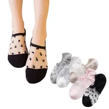 5 пар, женские японские носки-башмачки со стеклянными кристаллами дышащие повседневные художественные женские носки милые сексуальные короткие невидимые носки для девочек, Meias