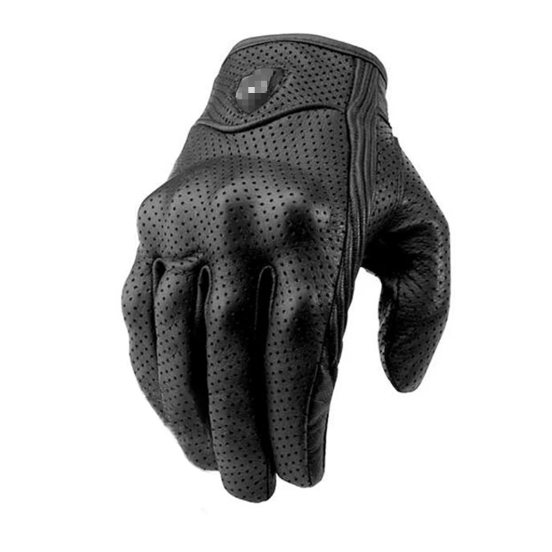 Prix pour Moto gants en cuir véritable pleine doigt noir moto hommes motorbicycle de protection engrenages coupe-vent motocross gant de mode Prix pour Moto gants en cuir véritable pleine doigt noir moto hommes motorbicycle de protection engrenages coupe-vent motocross gant de mode