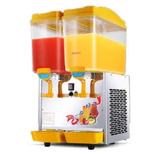 17л* 2 бак замороженный горячий/холодный напиток дозатор соков для напитков машина диспенсер для сока спрей перемешать для молочного чая магазин