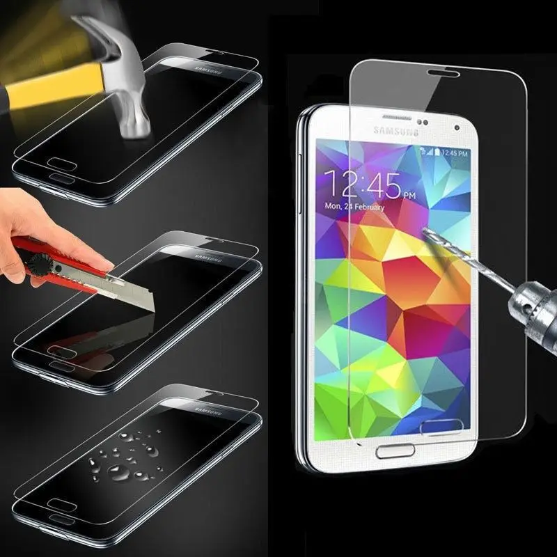 9H Screen Protector Tempered Glass For Samsung Galaxy Grand Prime Core 2 J3 J1 J2 J5 J5008 J7(EU) J7008 2015 2017/16 | Мобильные