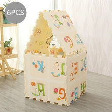 Детский коврик для ползания, уплотненный двухсторонний домашний коврик для защиты окружающей среды, детский коврик с рисунком из мультфильма