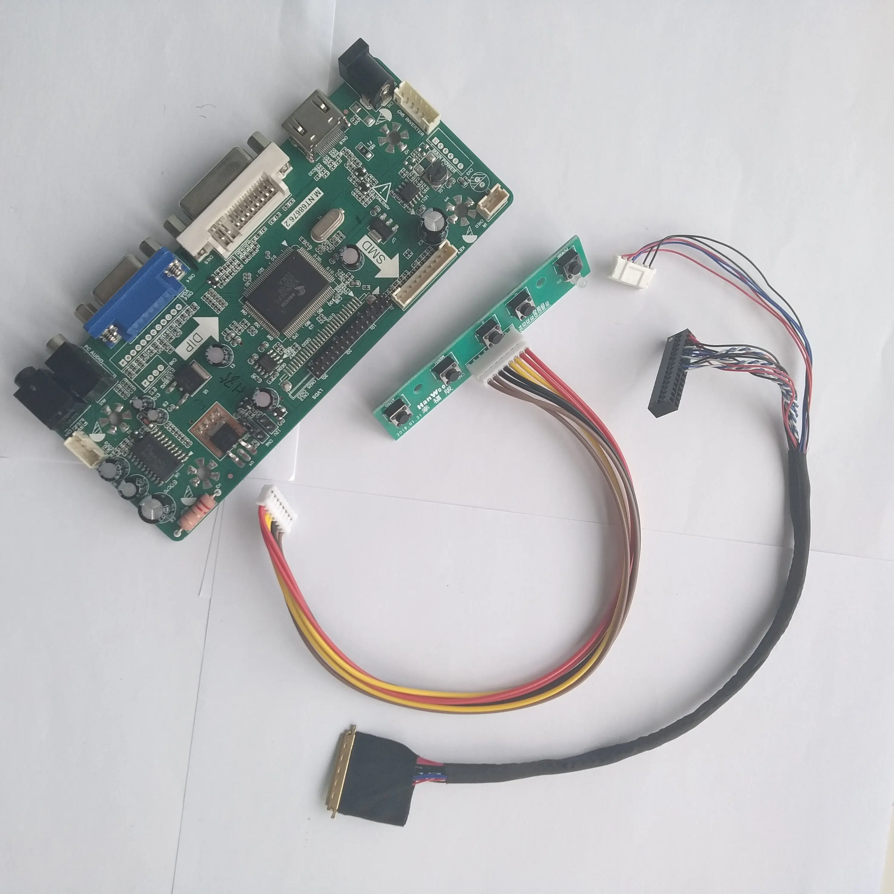 M NT68676 VGA LED LCD HDMI DVI Controller board Kit display for LP156WH2 TL R1 TL