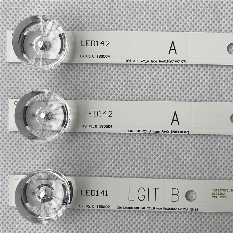 Светодиодный подсветка полосы 6 лампы для LG 3" ТВ 32MB25VQ 6916l-1974A 6916l-1981A lv320DUE 32LF580V 32LB5610 innotek drt 3,0 32 32LB582V
