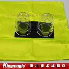 Чашки поглощается водой исчезают Magic Игрушечные лошадки Волшебные трюки магический реквизит 2 шт./лот