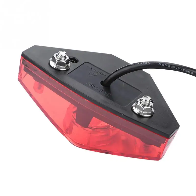 Sale Universal Electric Bike Scooter Rear Tail Safety Light Plastic Warning Brake Lamp Suitable for Scooters etc 5