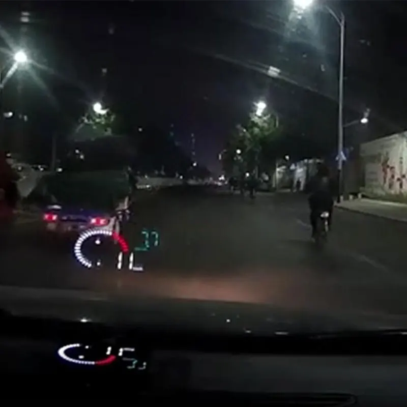 

X6 3.5" Auto Hud Head Up Display Car Speedometer OBD2 Over Speed Voltage Alarm Windshield Projector