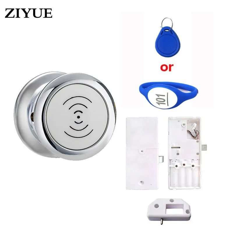 

5pcs/Lot RFID Card Reader Locker Lock Metal RF Wristband Card Intelligent Digital Locker Lock for Lockers EM115