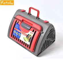 Petshy Air самолет собака кошка переносная коробка дышащий портативный складной Открытый путешествия автомобиль котенок щенок маленькая собака переносная сумка клетка