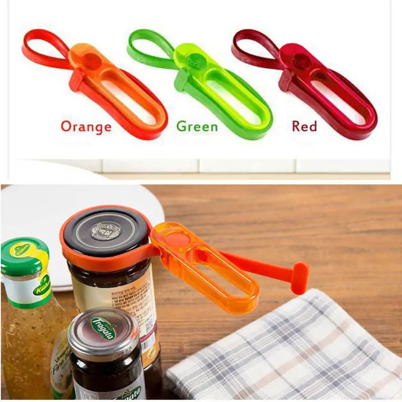 1 pcs Hot sale Simple Plastic Bottle Opener Canned Screw Cap