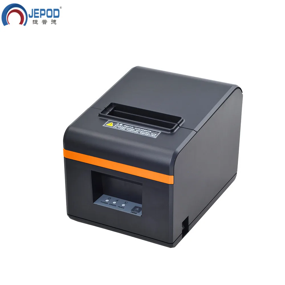 JEPOD XP-N160II Новое поступление 80 мм автоматический резак чековый принтер POS принтер USB/LAN/USB+ Bluetooth порты для молочного чая магазин