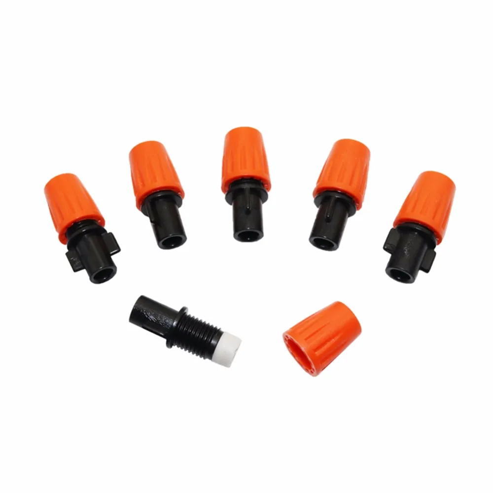 

400pcs 360 degree Fog Sprayers Automatic mist Nozzles garden Plant lawn Irrigation System Accessories Humidifiers Gardening Tool