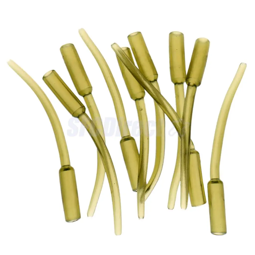 10/20/30Pcs Carp Fishing Soft Inline Lead Inserts Shockleader Sleeve Making Equipment Teriminal Tackle Quick Change Connector