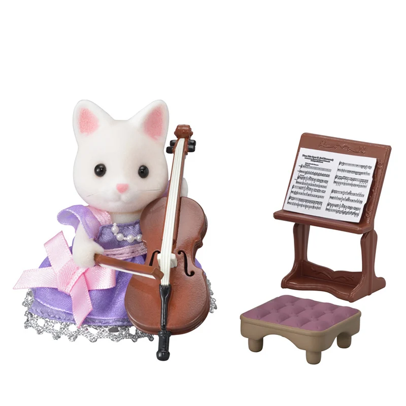 Sylvanian Families пушистый кукольный домик в виде животного, фигурка Scence, аксессуары, мебель, модная одежда, различные виды, подарок для девочки, новинка - Цвет: 6010