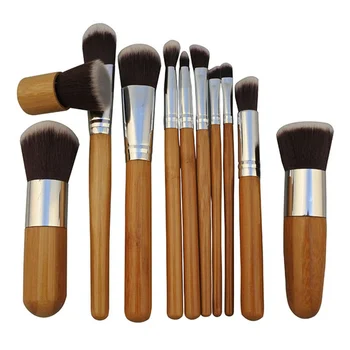 

11PCS Professional Makeup Brushes Cosmetics Foundation Make Up Brush Tool Set for Beauty Powder Blusher Eye Liner Shadow Brushes