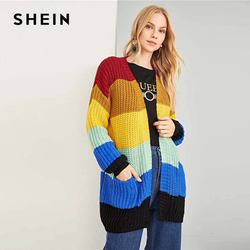 shein multicolor cut and