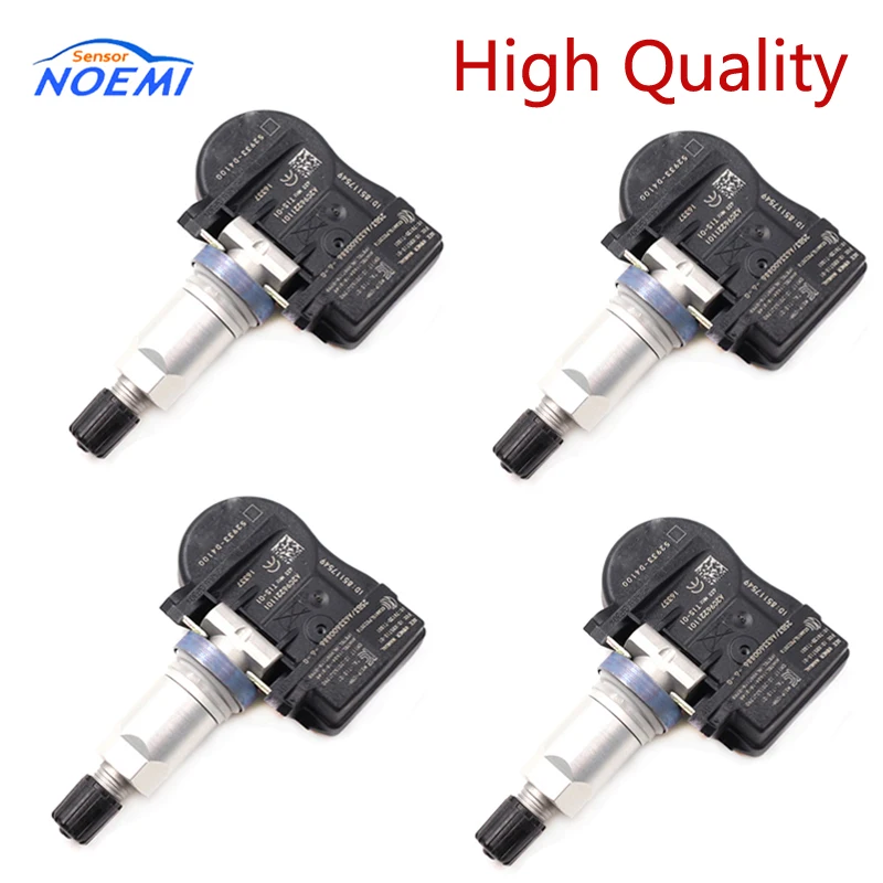 

4pcs 52933-D4100 433MHZ TPMS SENSOR Tire Pressure Sensor For Hyundai Kia NIRO Optima Sportage Sorento 52933D4100