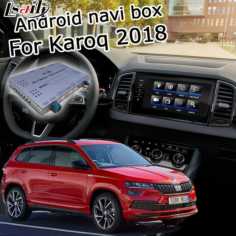 Android/carplay интерфейсная коробка для Skoda Karoq Kodiaq MIB MIB2 MQB Откройте для себя pro 6,5 8 9," android видео интерфейс от Lsailt