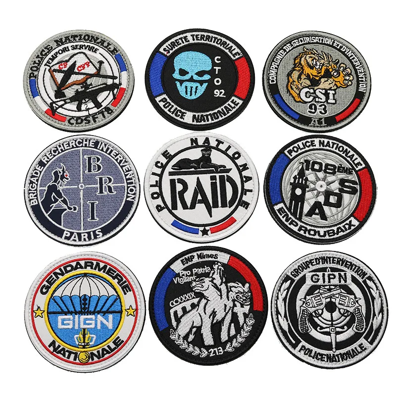 Armycrew USA Flag Punisher Skull Iron On Embroidered Patch 2 Pack