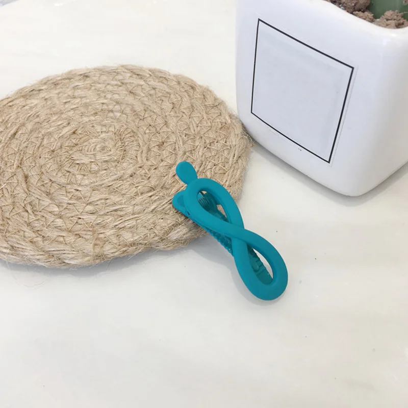 1PC Hair Pins Korean Unique Bang Clip Hair Clips Women High Quality Geometry Girls Headwear Scrub Hair Accessories Unique