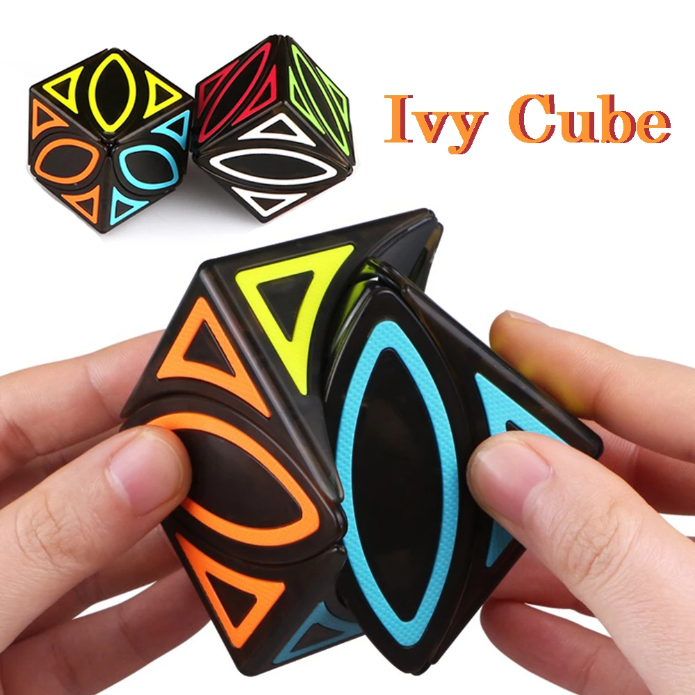 Новое поступление Qiyi головоломка Ivy Cube твист кубики Развивающие игрушки для детей в форме листа в форме линии головоломки странные-shape форме, благодаря чему создается ощущение невесомости с магическим кубом, косой куб