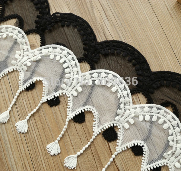 

1 yard Width: 18cm, Fashion cotton lace for curtain,garment, Embroidered trim lace (ss-3586-877)