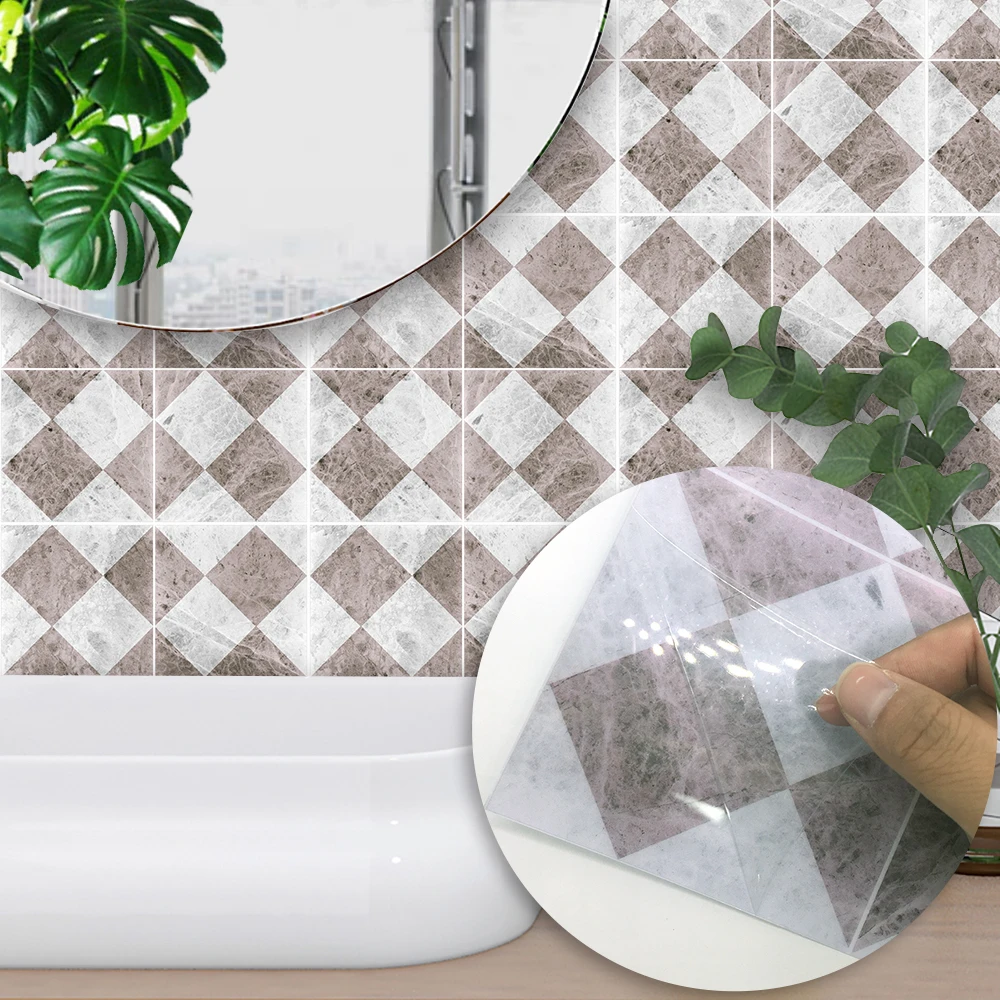 3D Наклейка на стену для гостиной кухни ванной комнаты Splashback виниловая настенная плитка наклейка s Переводные настенные наклейки в комнату украшение дома
