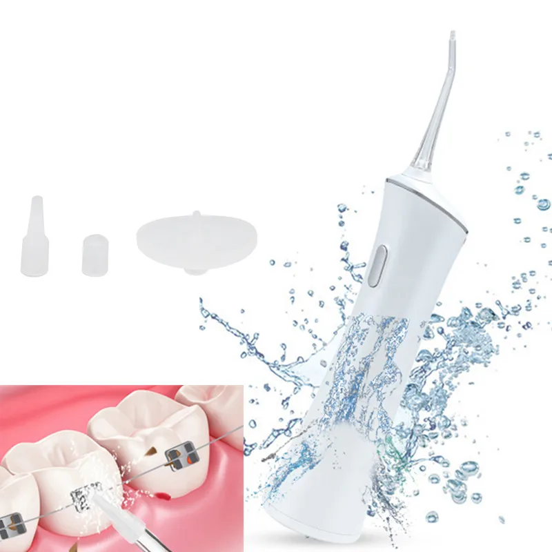 

Portable Electric Dental Flosser Oral Irrigator Rechargeable Water Floss Tooth Washing Tool Water Jet Oral Irrigation 160ml
