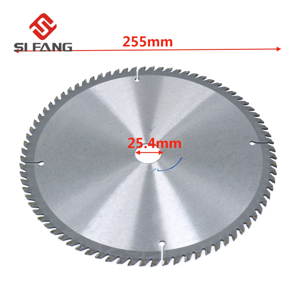 SI FANG 255 мм (10 ") 80 зубы пильное твердосплавное полотно режущие диски Режущий инструмент для различных видов металлов и дерева резка прочный