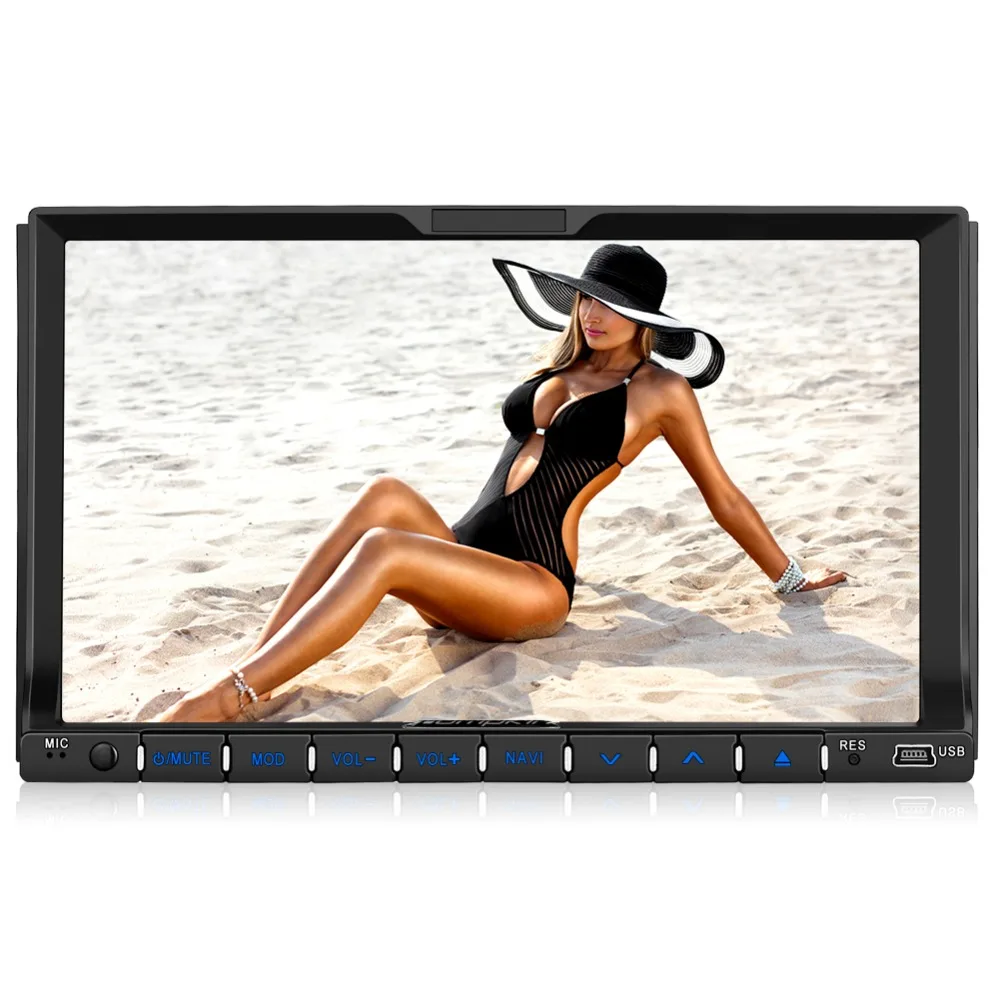 

Pumpkin 2 Din 7'' Android 6.0 Universal Car Radio DVD Player Quad Core DAB+ Car Stereo GPS Navigation Wifi 3G Bluetooth Recorder