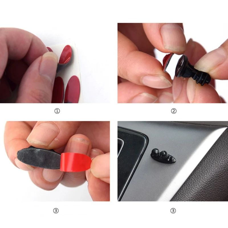 8 шт./компл. мини клей автомобильное зарядное устройство линия застежка зажим для наушников/USB кабель автомобильный зажим автомобильные аксессуары для интерьера