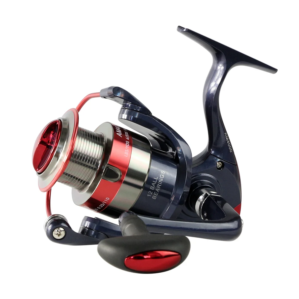 12 Ball Bearings spinning fishing reel Gapless metal head spinning