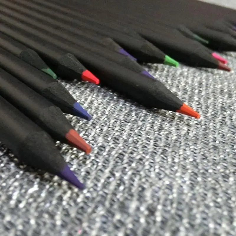 12Pcs Colorful Sketch Drawing Charcoal Pencil For Artist Sketching