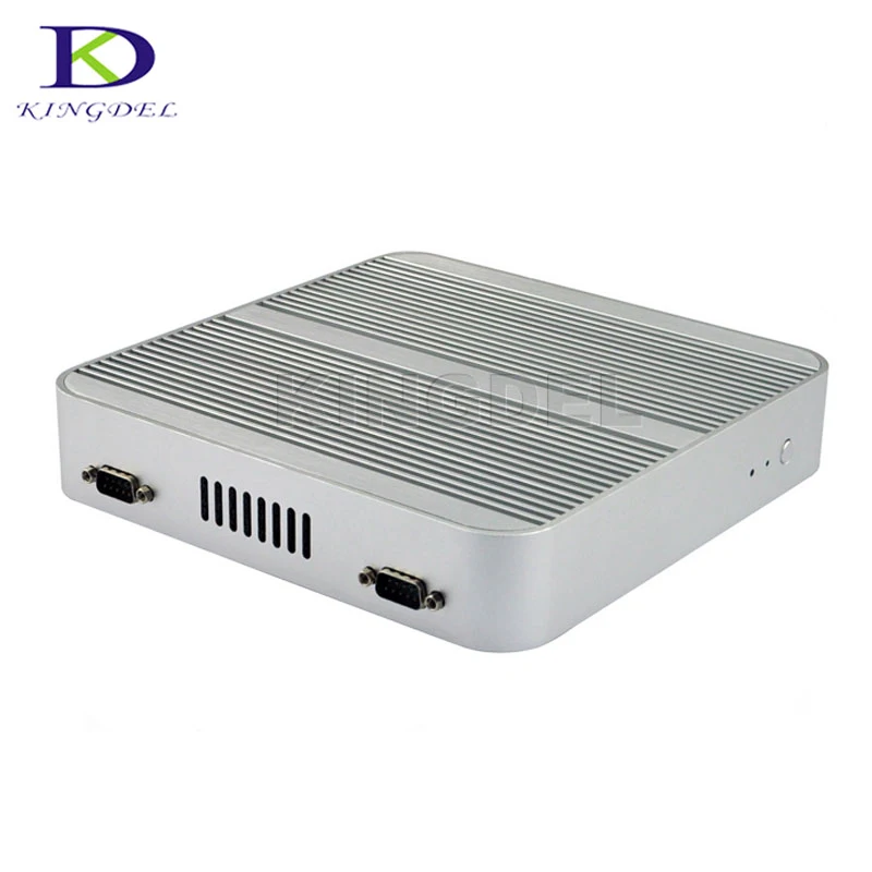  Haswell Fanless i5 Mini Industrial PC Windows 10 HD 4400 HTPC TV Box Intel Core i5 4200U HDMI VGA M