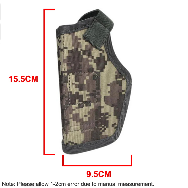 Открытый IWB скрытый пояс кобура с застежкой-на переноски тактический пистолет ручной пистолет кобура Чехол для компактных субкомпактных пистолетов 5 цветов