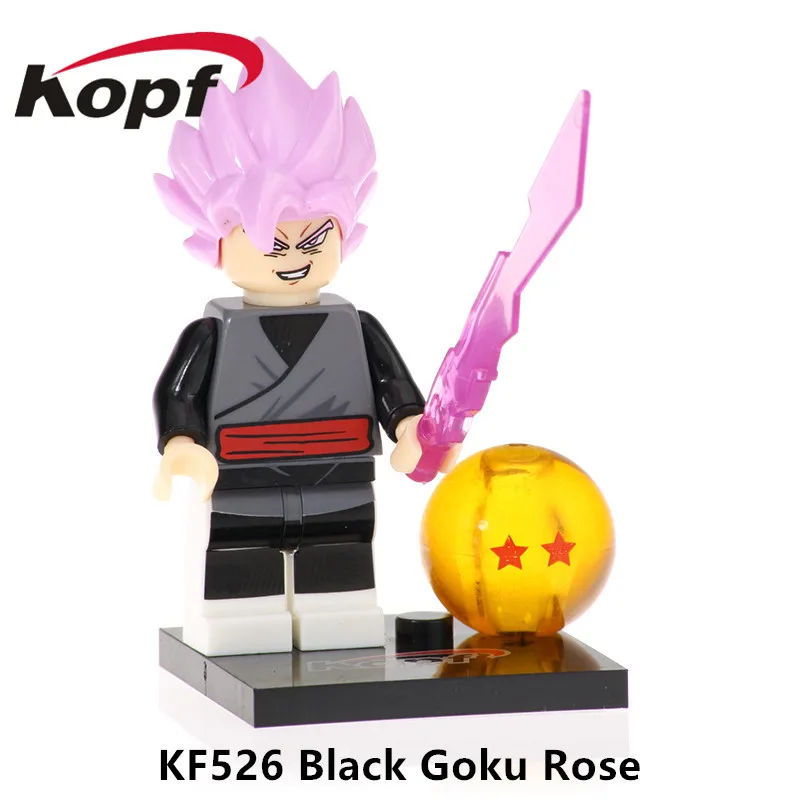 Одиночная строительных блоков Dragon Ball Z Gogeta сын Goku vegeta Vegetto Mira Son Gohan фигурки для Детские модельные игрушки KF6069 - Цвет: KF526 Without Box