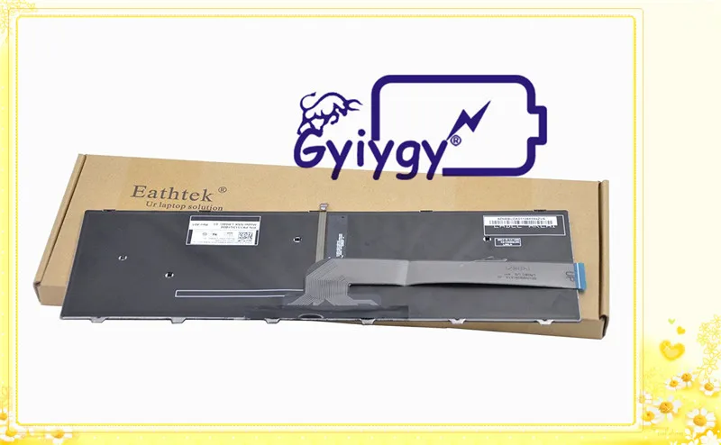 Keyboard with Backlit and Frame for Dell Inspiron 15 5551 5555 5558 series Black US Layout, Compatible part number KPP2C 1