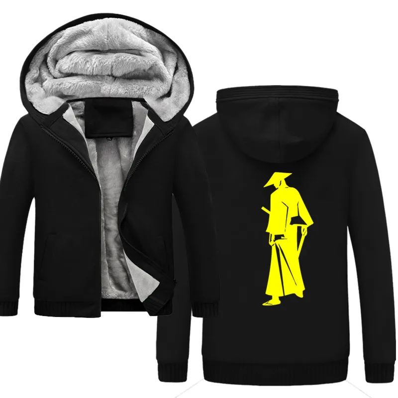

Japanese Samurai Fashion Brand Sweatshirts Mens 2019 Winter Thicken Hoodie Men Hoodies Sweatshirt Men Zipper Coats