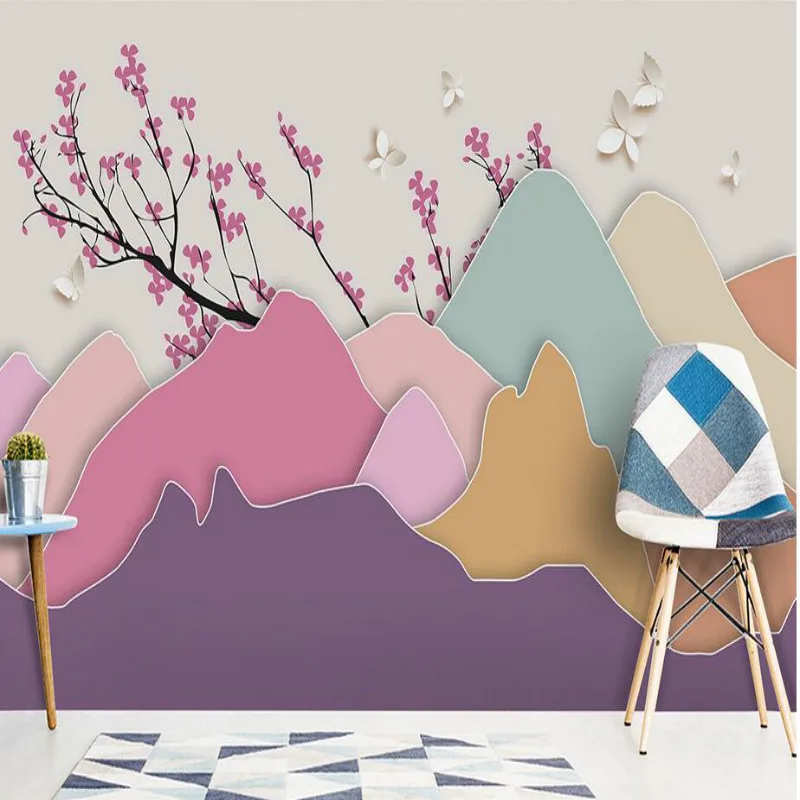 3d настенные бумажные рулоны для домашнего использования настенная бумага стен 3D