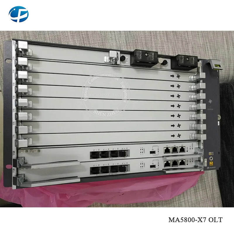 Batir precio HUA WEI GPON MA5800-X7 OLT con 2* Контроль MPLA+ 2* Батарея+ 16 пуэр GPHF C+ tarjeta GPON OLT