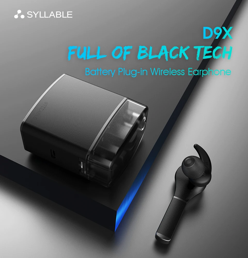 Слог D9X TWS наушники магнитная технология с двойным микрофоном и 400 мАч зарядная коробка bluetooth V5.0 гарнитура