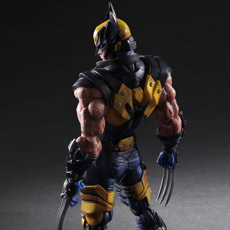 Фигурка Росомахи LOGAN X men X-men Play Arts Kai Wolverine James LOGAN Howlett играть арт Кай ПВХ фигурка 26 см кукла игрушка