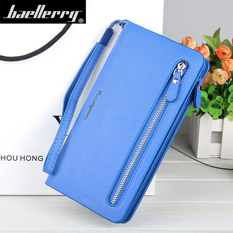 Baellerry Women Wallets Long Style Card Holder Female Purse Large Capacity Quality Zipper Big Brand Luxury Wallet For Girl 247