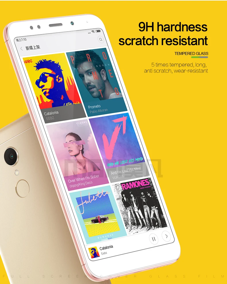 Закаленное стекло MOFI для Xiaomi Redmi 5 Plus защитная пленка с полным покрытием экрана