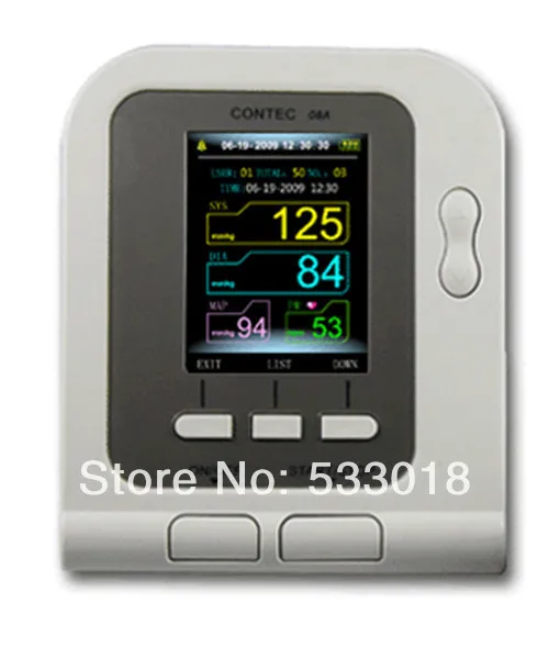 

2018 NewCONTEC08A Adult Cuff Digital Automatic NIBP Blood Pressure Monitor Sphygmomanometer Free Shipping