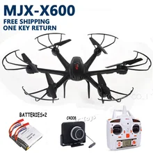 Mjx X600 RC helicopter drone quadcopter Wifi FPV 720P HD C4008 Camera ufo 6-axis 3D Roll free shipping add 2pcs battery AS GIFT