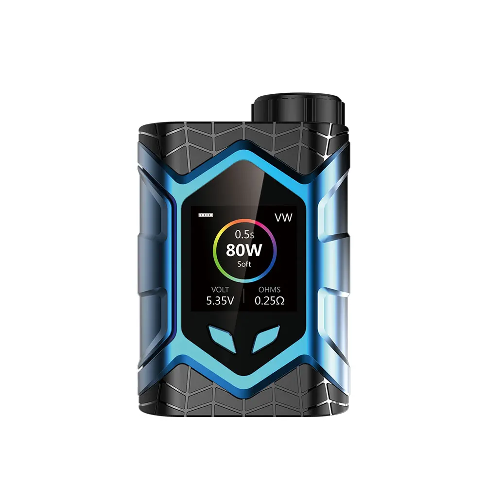 E cigarette MOD Authentic Wall Crawler 80W TC Box Mod 18650 Battery Temperature Control box mod Fit Frogman Tank 510 Thread Vape E cigarette MOD Authentic Wall Crawler 80W TC Box Mod 18650 Battery Temperature Control box mod Fit Frogman Tank 510 Thread Vape